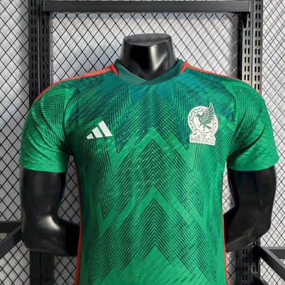 México 2022 Camisola Principal Mundial Versão Jogador – Homem