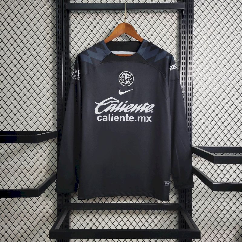 Club America 2023/24 Camisola de Pré-Jogo de Manga Comprida – Homem