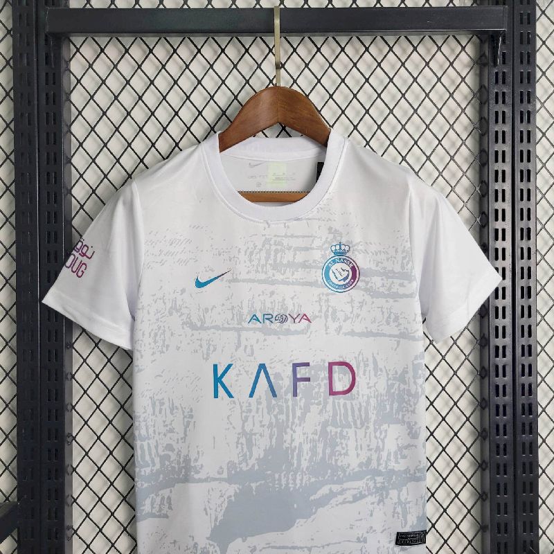 Al-Nassr 2023/24 Conjunto Terceiro – Criança