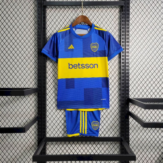 Boca Juniors 2023/24 Conjunto Principal – Criança