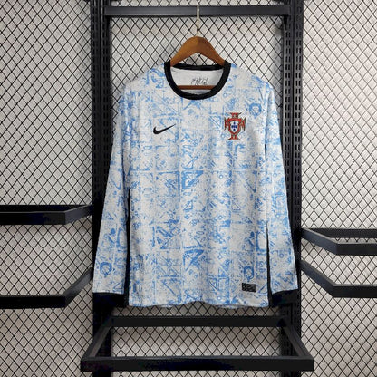 Portugal 2024/25 Camisola Alternativa Euro de Manga Comprida – Homem
