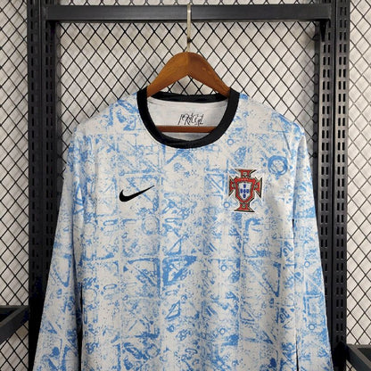 Portugal 2024/25 Camisola Alternativa Euro de Manga Comprida – Homem