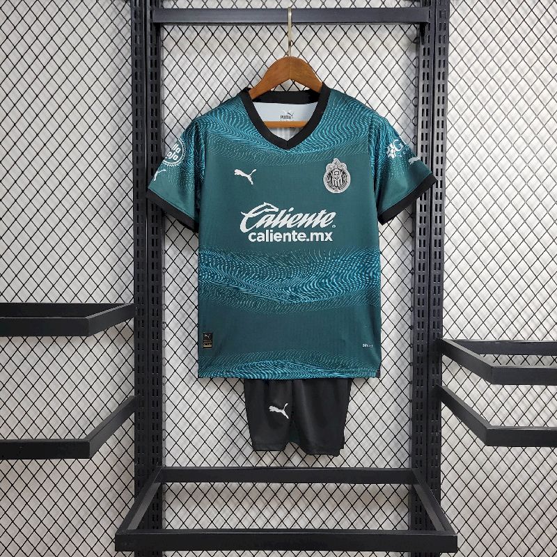 Chivas 2023/24 Conjunto Terceiro – Criança