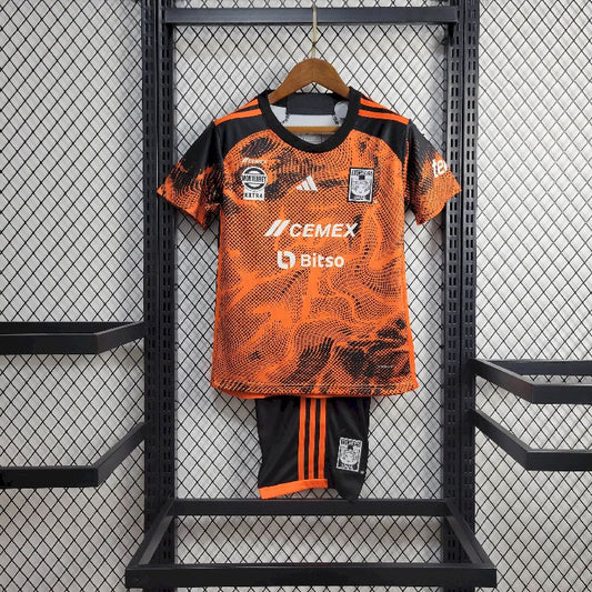 Tigres UANL 2023/24 Conjunto Terceiro – Criança