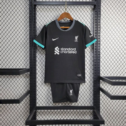 Liverpool 2024/25 Conjunto Alternativo – Criança