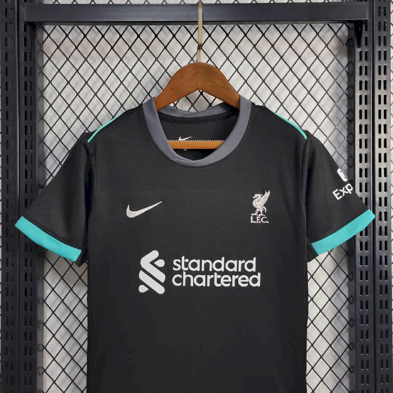 Liverpool 2024/25 Conjunto Alternativo – Criança