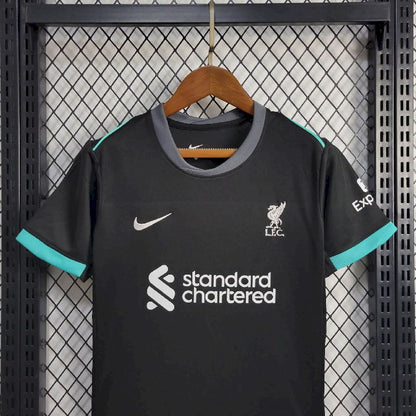 Liverpool 2024/25 Conjunto Alternativo – Criança