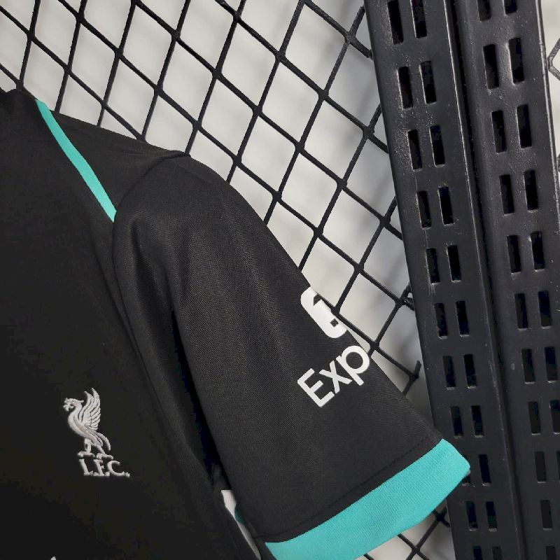 Liverpool 2024/25 Conjunto Alternativo – Criança