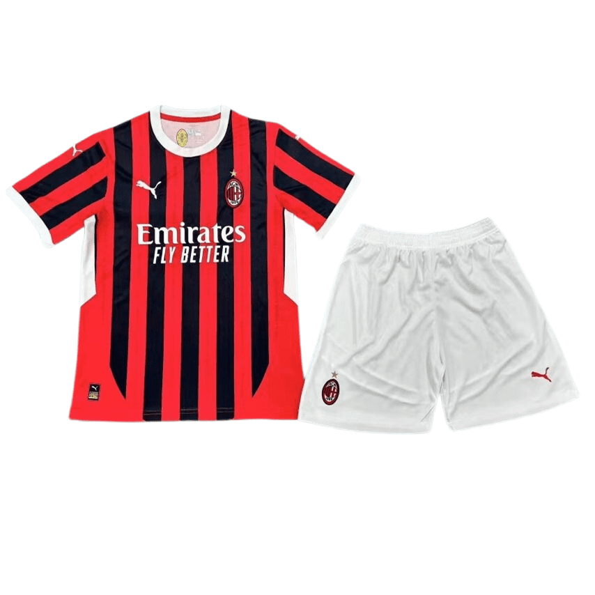 AC Milan 2024/25 Conjunto Principal – Criança