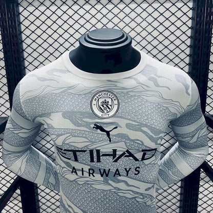 Manchester City 2024/25 Camisola Especial de Manga Comprida – Jogador Versi – Homem