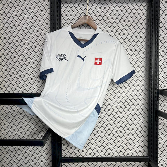 Suíça 2024/25 Camisola Alternativa Euro – Homem