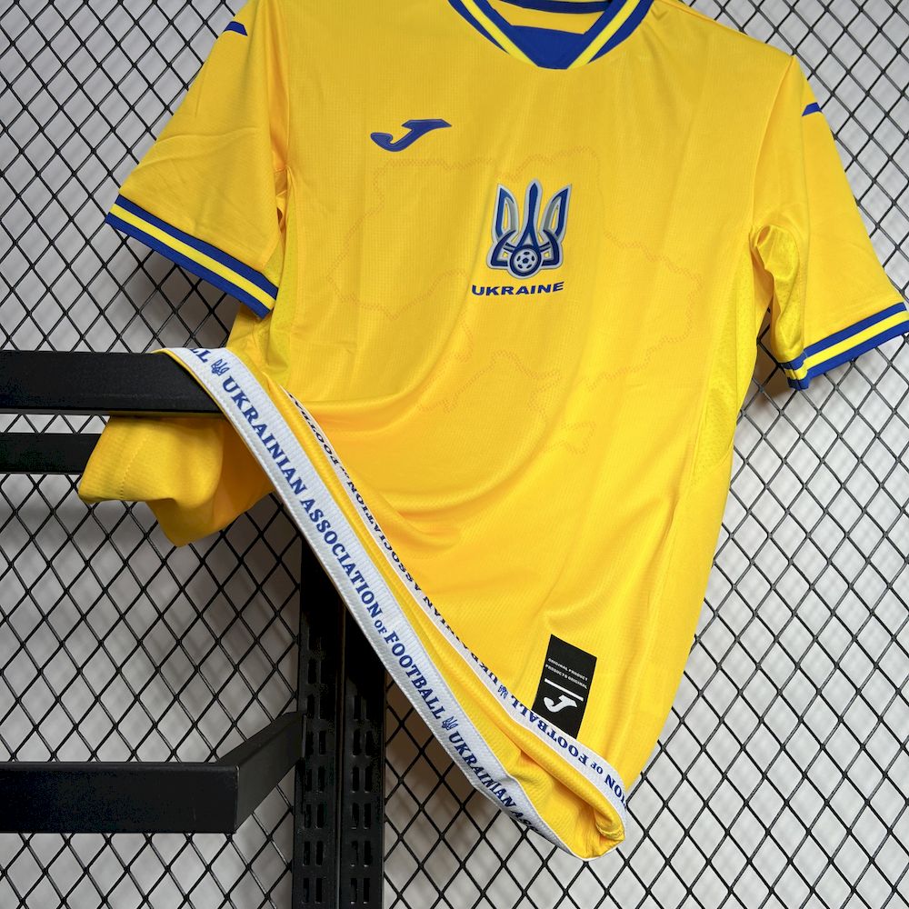Ucrânia 2024/25 Camisola Alternativa Euro – Homem