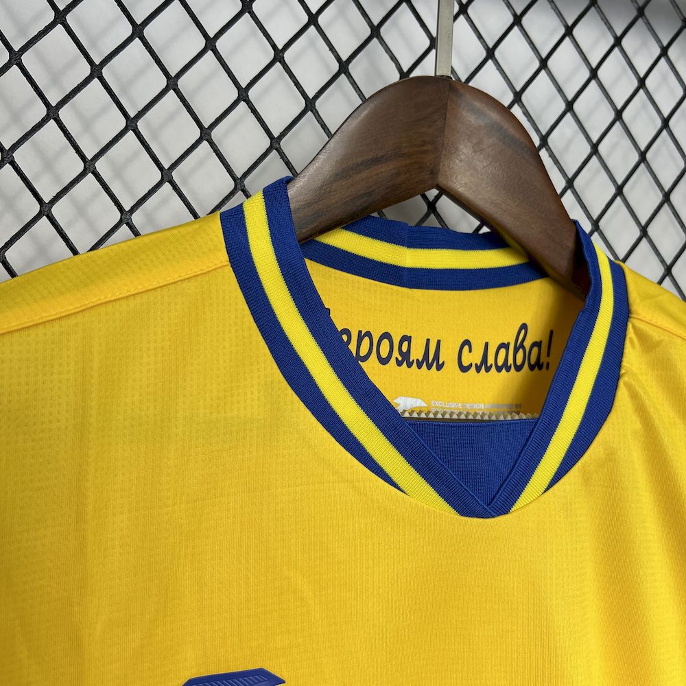 Ucrânia 2024/25 Camisola Alternativa Euro – Homem