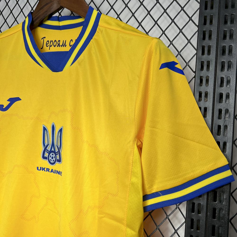 Ucrânia 2024/25 Camisola Alternativa Euro – Homem