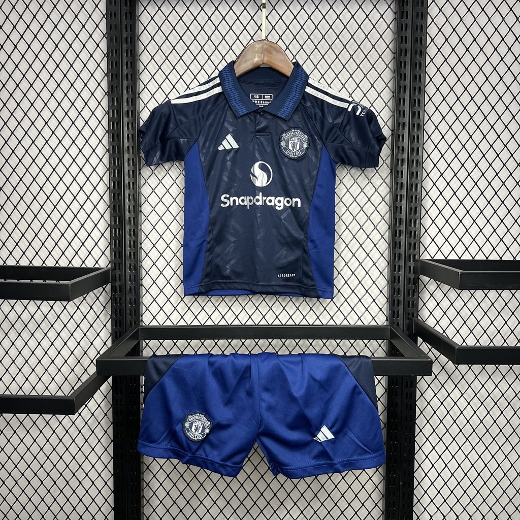 Manchester United 2024/25 Conjunto Alternativo – Criança