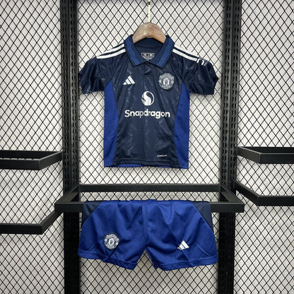 Manchester United 2024/25 Conjunto Alternativo – Criança
