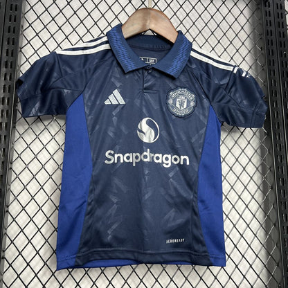 Manchester United 2024/25 Conjunto Alternativo – Criança