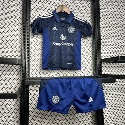 Manchester United 2024/25 Conjunto Alternativo – Criança