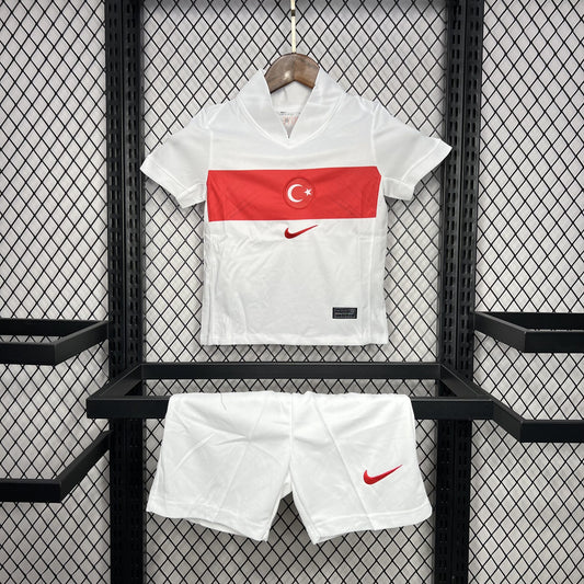 Turkiye 2024/25 Conjunto Principal Euro – Criança