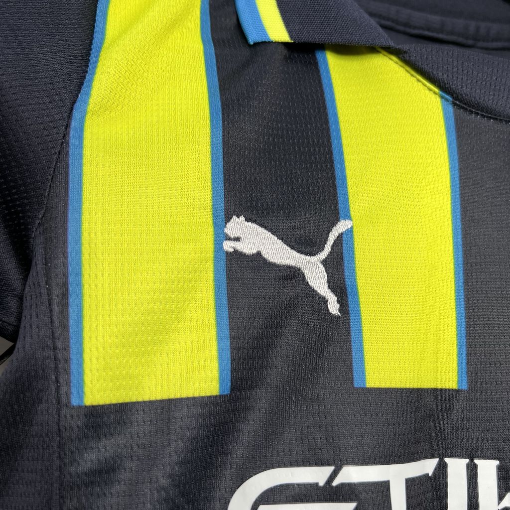 Manchester City 2024/25 Conjunto Alternativo – Criança
