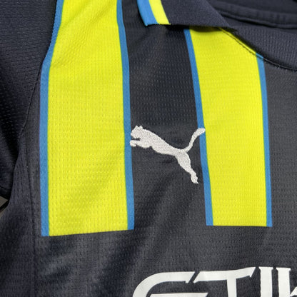 Manchester City 2024/25 Conjunto Alternativo – Criança