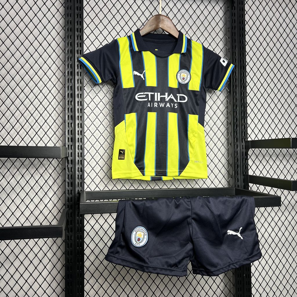 Manchester City 2024/25 Conjunto Alternativo – Criança