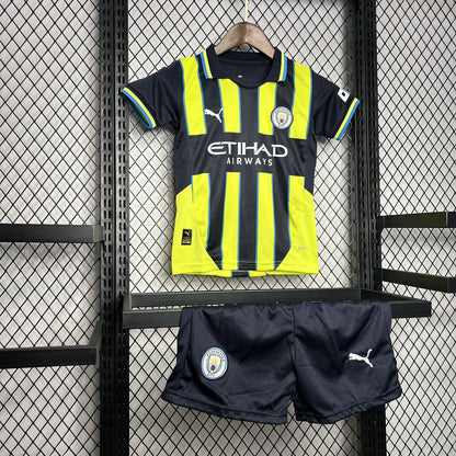 Manchester City 2024/25 Conjunto Alternativo – Criança