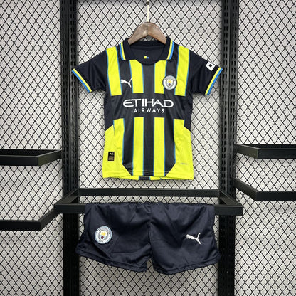 Manchester City 2024/25 Conjunto Alternativo – Criança