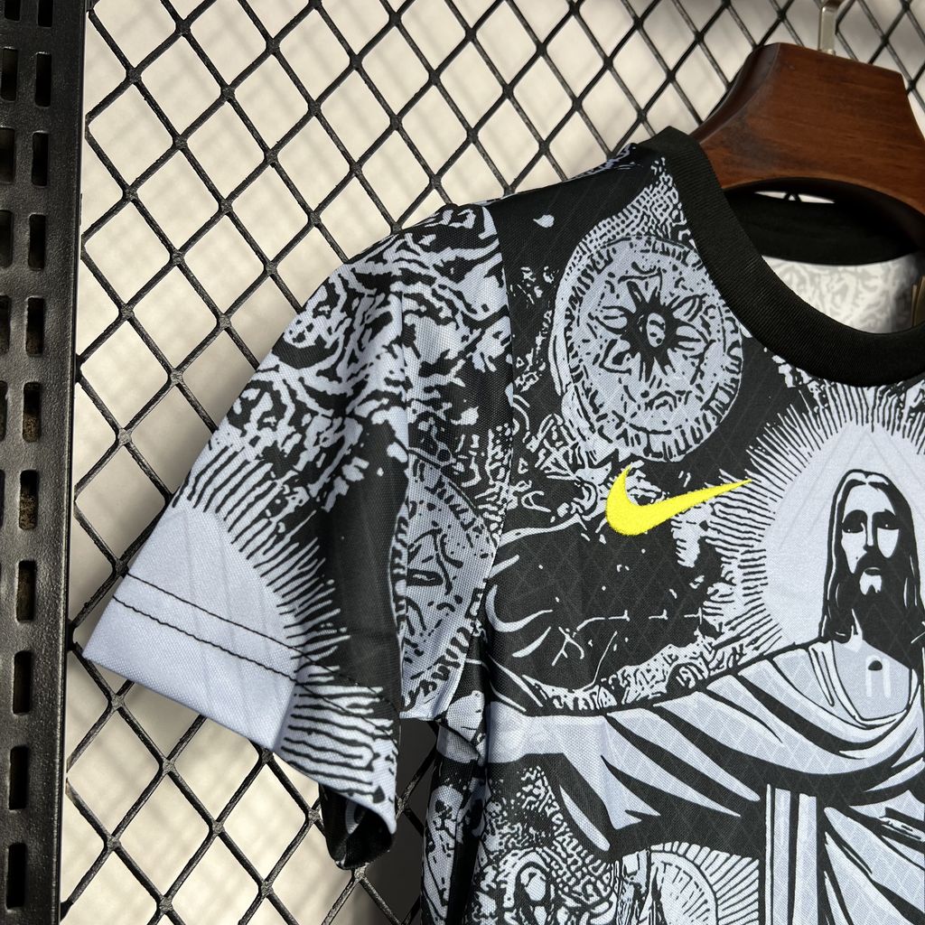 Brasil 2024/25 Conjunto Especial Cinzento – Criança