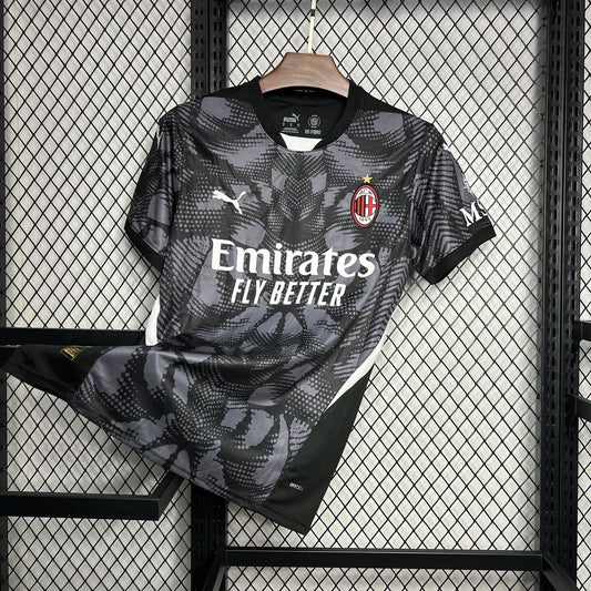 AC Milan 2024/25 Camisola de Guarda-Redes Preta – Homem