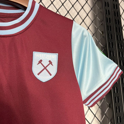 West Ham United 2024/25 Conjunto Principal – Criança