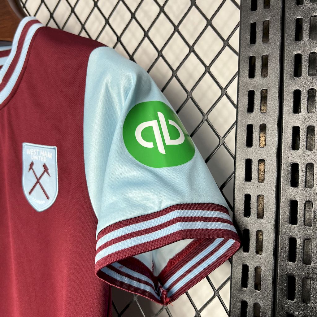 West Ham United 2024/25 Conjunto Principal – Criança
