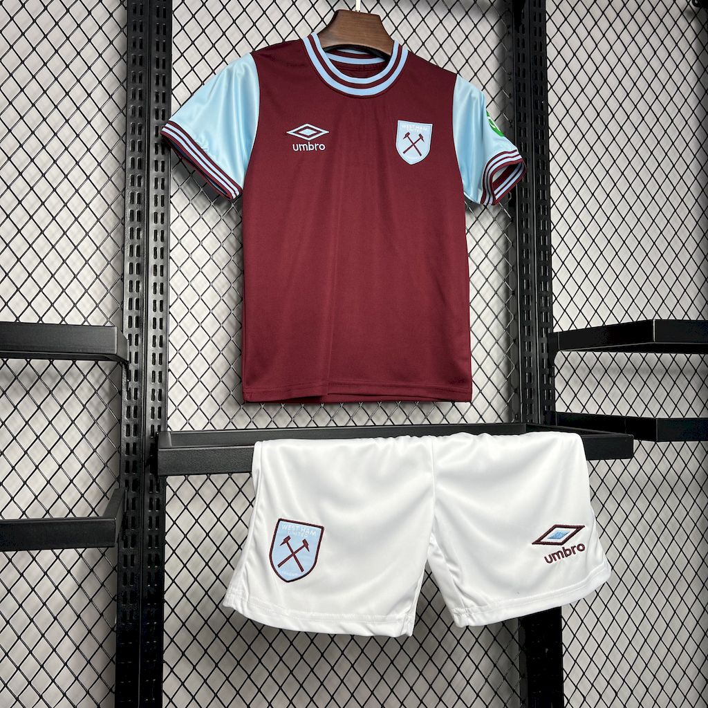 West Ham United 2024/25 Conjunto Principal – Criança