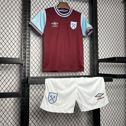 West Ham United 2024/25 Conjunto Principal – Criança