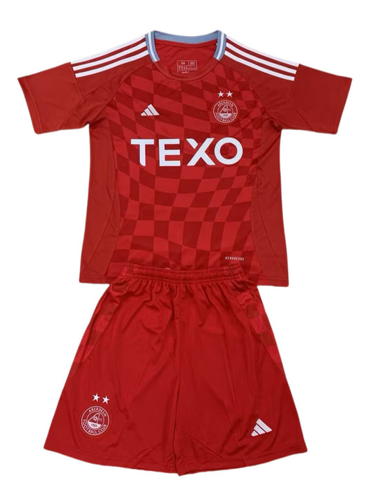 Aberdeen F.C. 2024/25 Conjunto Principal – Criança