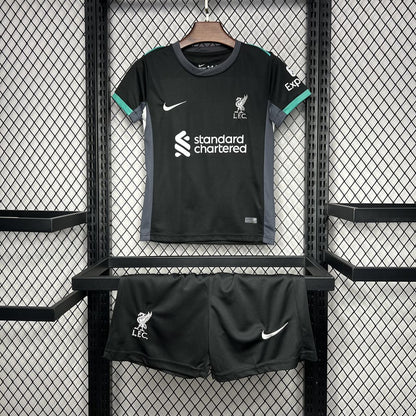 Liverpool 2024/25 Conjunto Alternativo – Criança