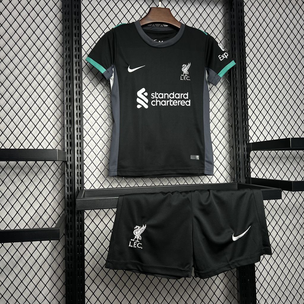 Liverpool 2024/25 Conjunto Alternativo – Criança