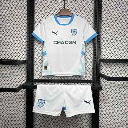 Olympique Marseille 2024/25 Conjunto Principal – Criança