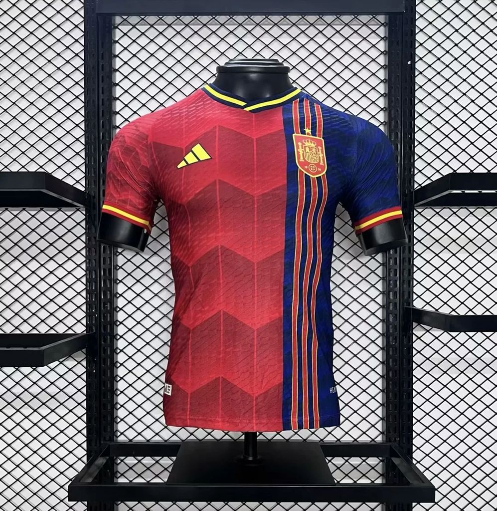 Espanha 2024/25 Camisola Especial Vermelha Versão Jogador – Homem