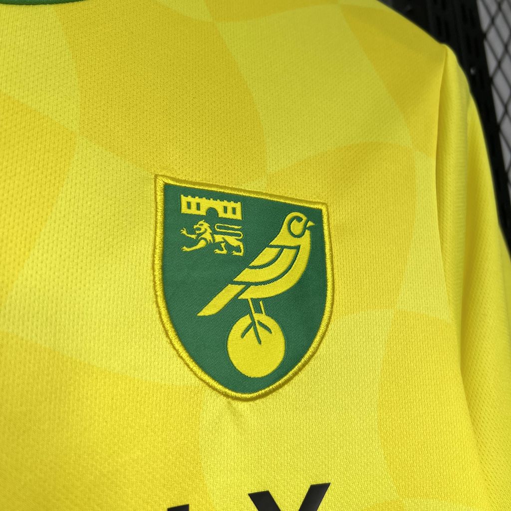 Norwich City FC 2024/25 Camisola Principal – Homem