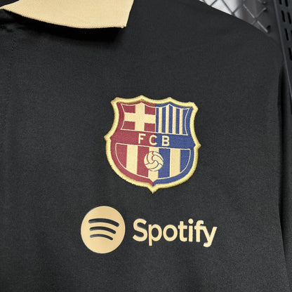 Barcelona 2024/25 Camisola Polo Preta – Homem