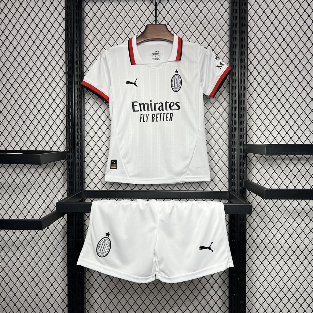 AC Milan 2024/25 Conjunto Alternativo – Criança