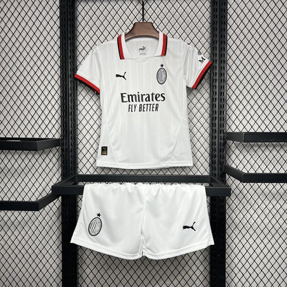 AC Milan 2024/25 Conjunto Alternativo – Criança