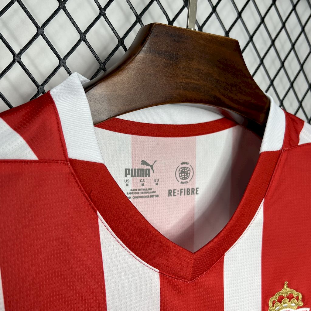 Sporting de Gijón 2024/25 Camisola Principal – Homem
