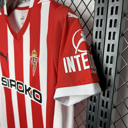 Sporting de Gijón 2024/25 Camisola Principal – Homem