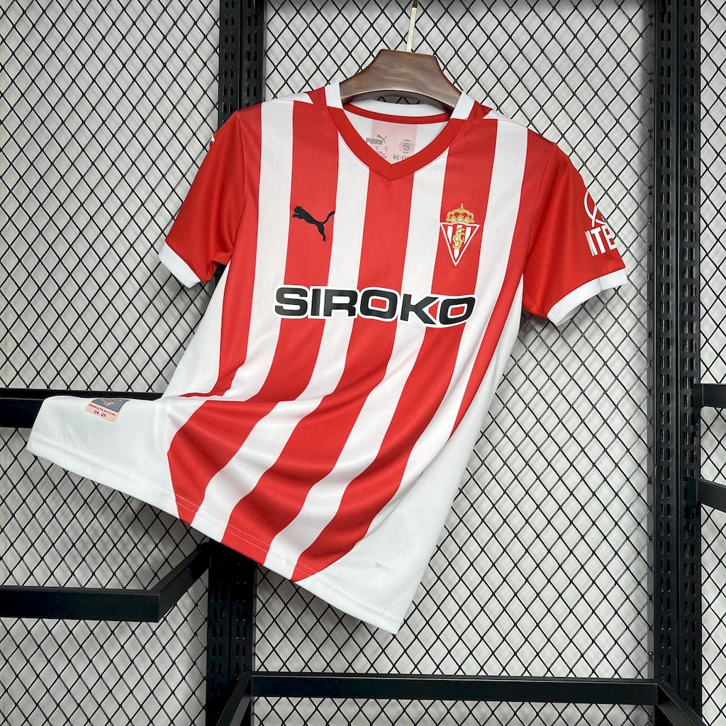 Sporting de Gijón 2024/25 Camisola Principal – Homem
