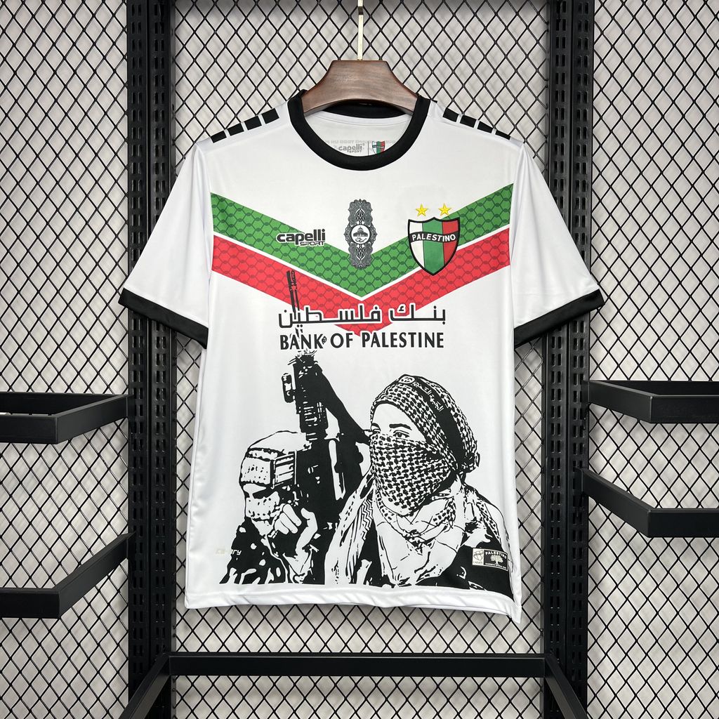 CD Palestino 2024/25 Camisola Branca Graffiti – Homem
