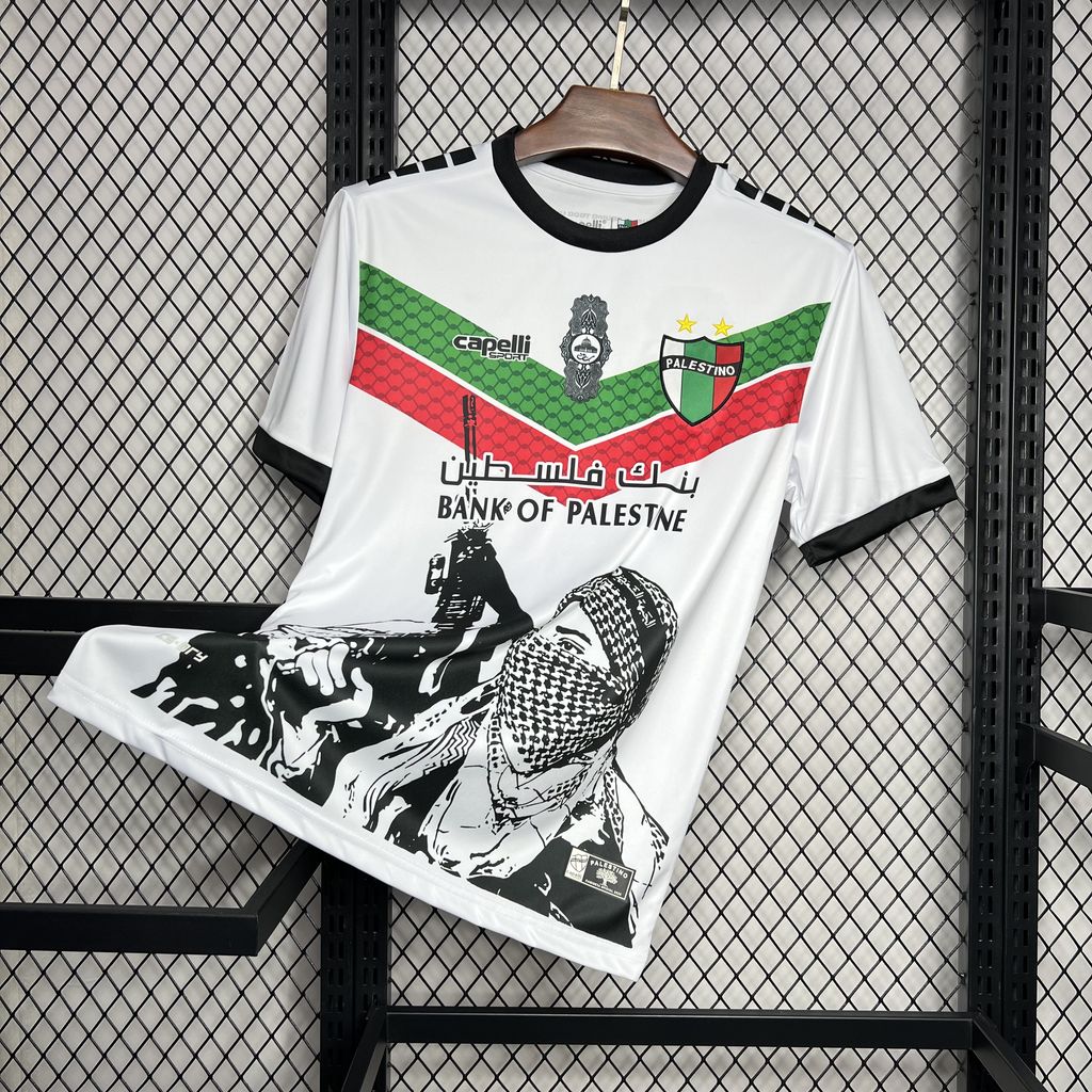 CD Palestino 2024/25 Camisola Branca Graffiti – Homem