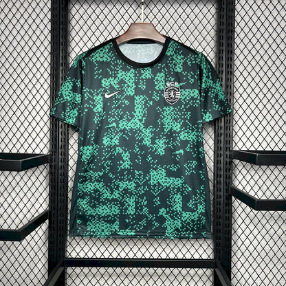 Sporting CP 2024/25 Camisola de Pré-Jogo – Homem