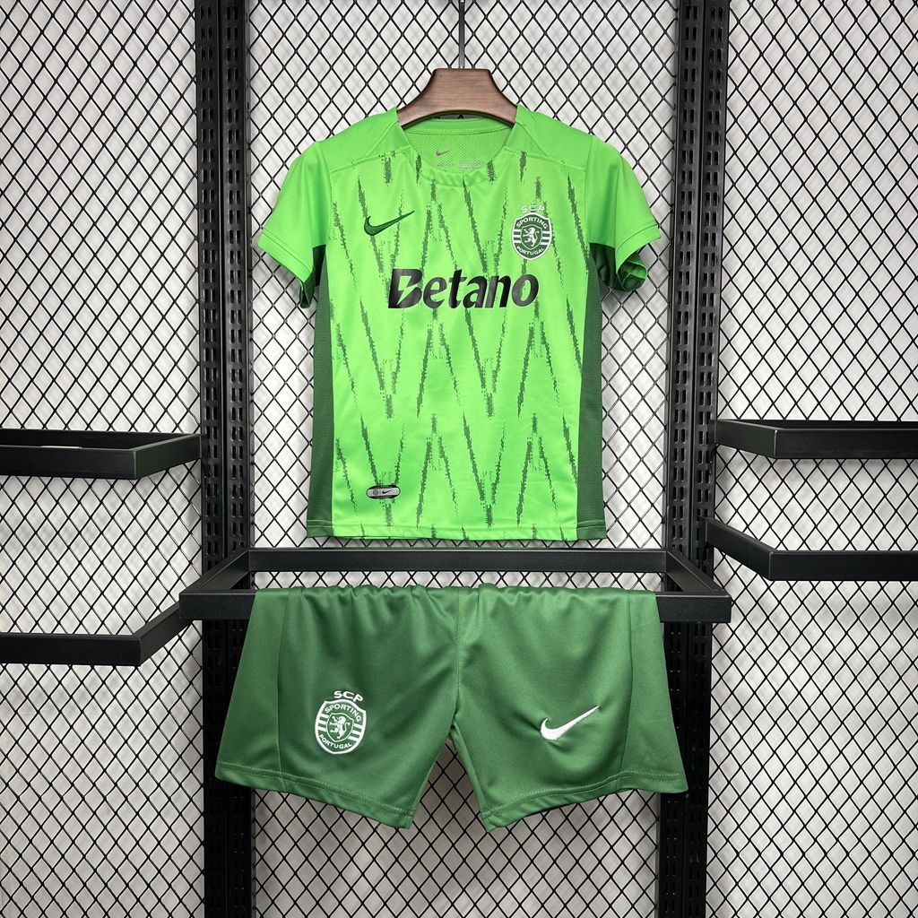 Sporting CP 2024/25 Conjunto Terceiro – Criança